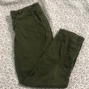 Army green Jcrew Chinos